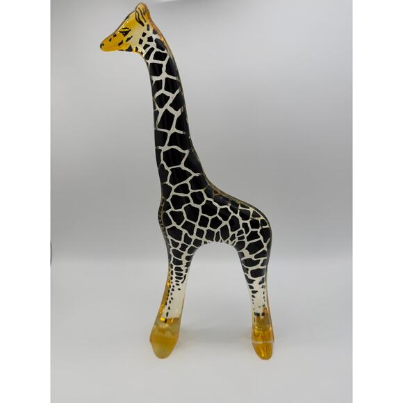 Abraham Palatnik Op-Art Lucite Griaffe Animal Sculpture Modern Brazil MCM 12.5" - Picture 4 of 6